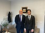 Yusuf Eren Günay, 23. Dönem CHP Adıyaman Milletvekili Şevket Köse’yi ziyaret etti